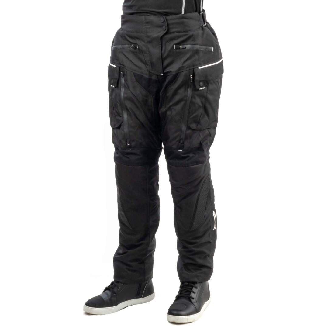 Штаны мотоциклетные (текстиль) женские GTX EJ-3001 BLACK (L)