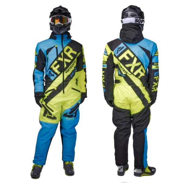 Комбинезон для снегохода FXR CX #7 sky-blue (текстиль) (XXL)