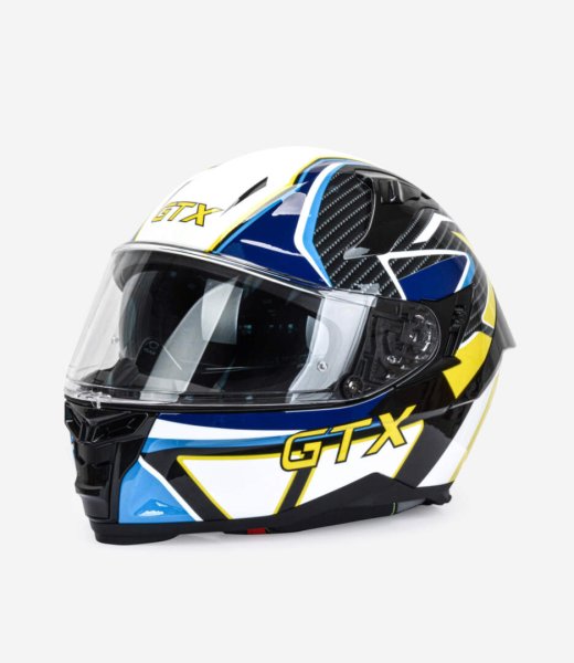 Шлем мото интеграл GTX 910SV #1 (M) BLUE-WHITE