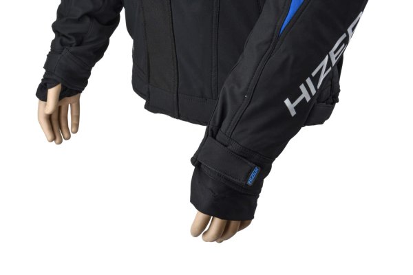 Куртка для снегохода HIZER #2 black-blue (текстиль) (XL)
