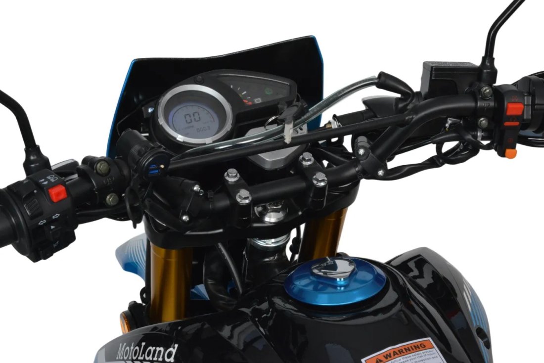 Мотоцикл Кросс 300 ENDURO ST NEON синий