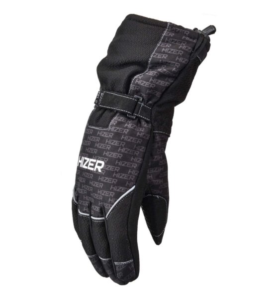 Перчатки для снегохода HIZER #2 black (M)