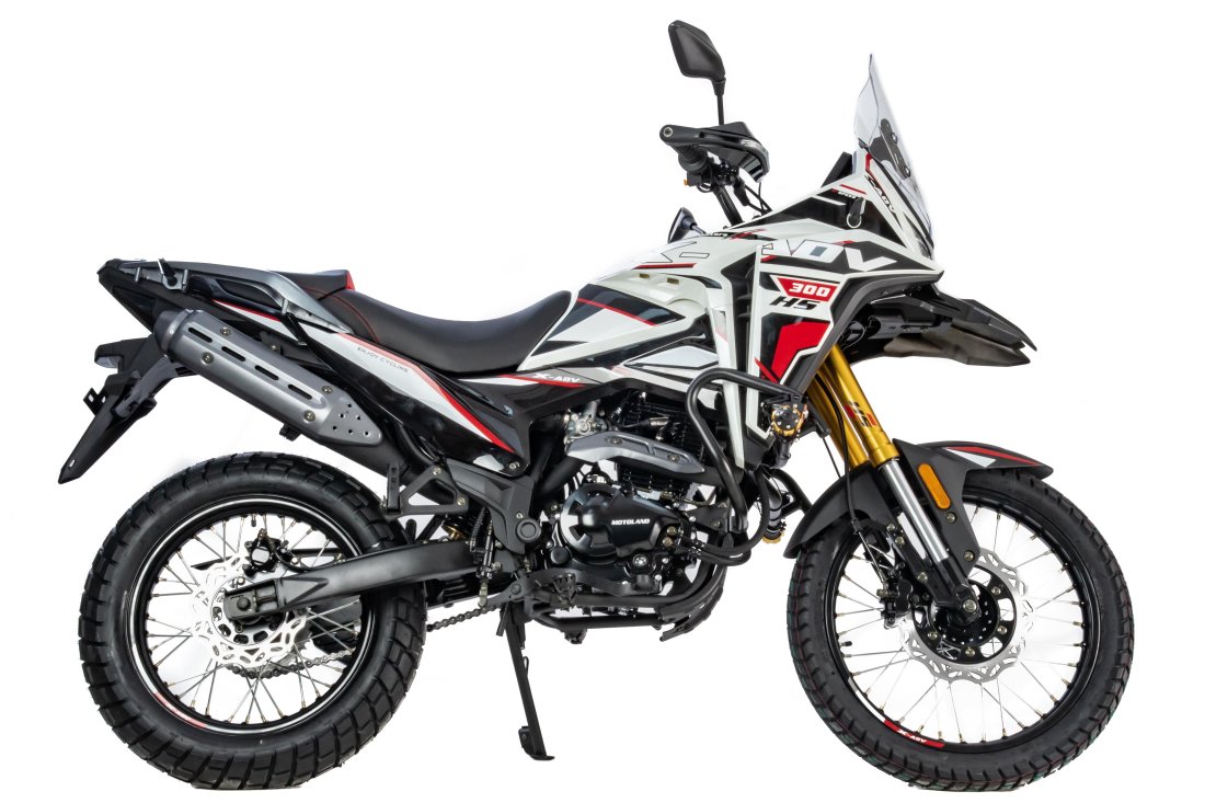 Мотоцикл Кросс 300 ENDURO GARET белый