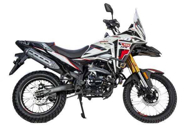 Мотоцикл Кросс 300 ENDURO GARET белый